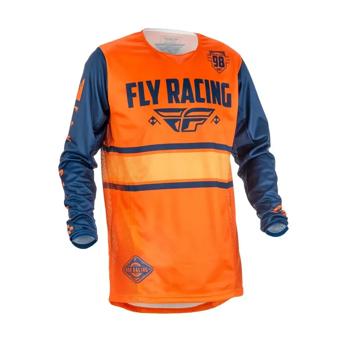 Fly Kinetic Era Jersey Orange/Navy Small Adult Small